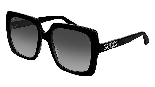 Gucci Occhiali da Sole GG0418S Black/Grey Shaded 54/20/140 donna
