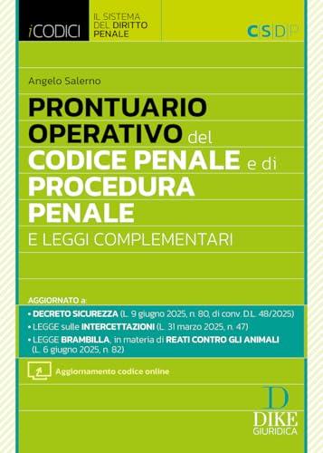 Prontuario operativo del codice penale e di procedura penale. Con aggiornamento codice online