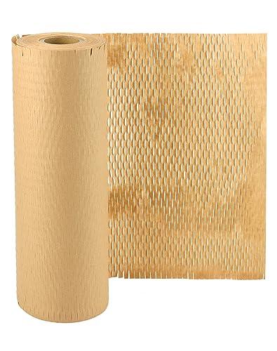 Carta da Imballaggio a Nido d'Ape QWORK® - 30cm x 50m - Protezione Eco-Friendly per i Tuoi Oggetti Fragili
