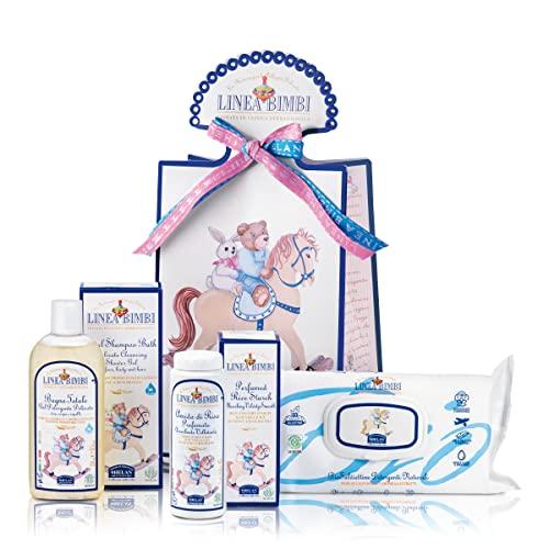 Helan Linea Bimbi - Set Neonato Trio: Igiene Delicata e Naturale per il Tuo Bebè