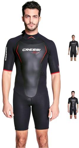Cressi Altum Man 3mm Muta Corta Uomo Nero/Rosso