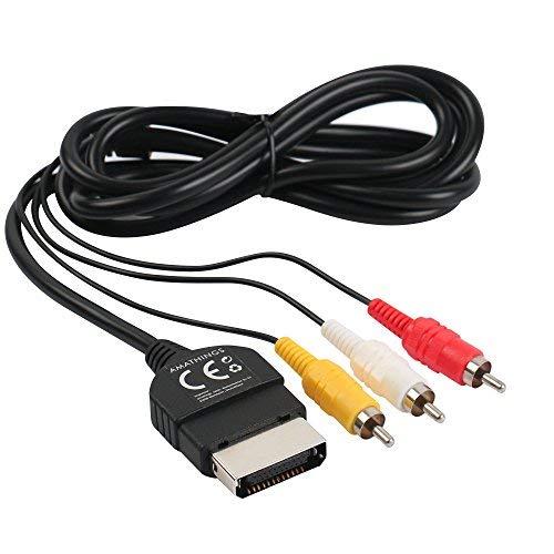 Cavo AV XBOX adatto per connessione TV Microsoft XBOX (2002) per chinch da amathings