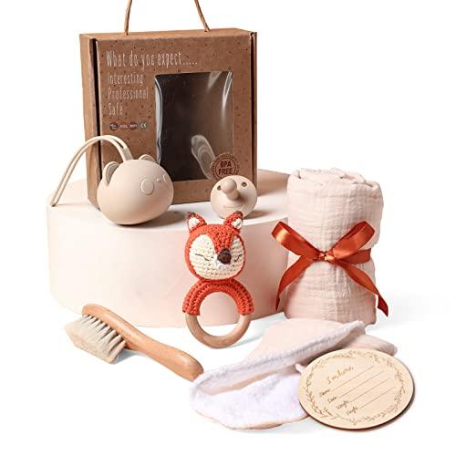 Youuys Set Regalo Neonato 7 Pezzi Volpe