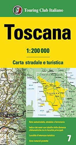 Carta Stradale Toscana TCI Regionale 7 1:200K (Edizione Italiana)