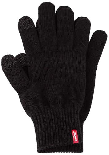 Levi's Ben Touch Screen Gloves, Guanti Uomo, Nero (Black), Medium