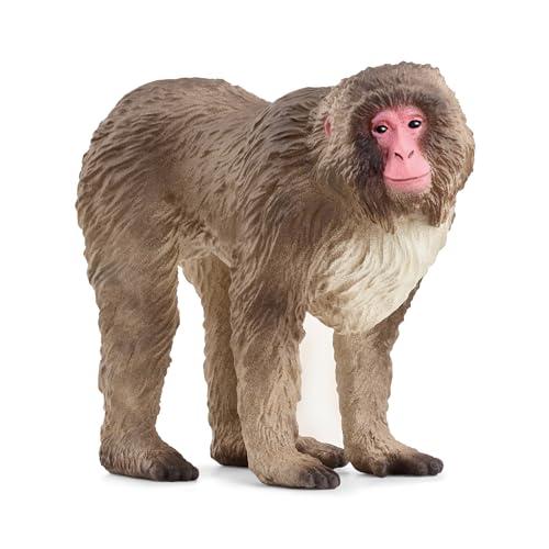 schleich 14871 Macaco giapponese, da 3 anni, WILD LIFE - Figura, 3 x 7 x 6 cm