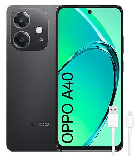 OPPO A40 Nero - Smartphone 128GB, Display 6.7