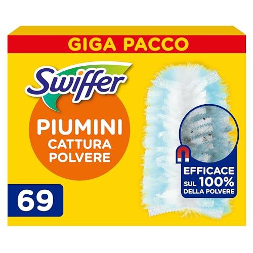 Swiffer Duster Piumini Cattura Polvere - Giga Formato (69 Piumini)