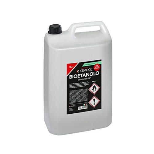 Bioetanolo Combustibile Liquido Ecologico Inodore per Camino - 5 Litri