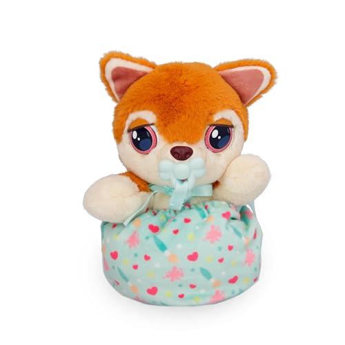BABY PAWS Mini Shiba Inu Peluche Interattivo con Borsetta