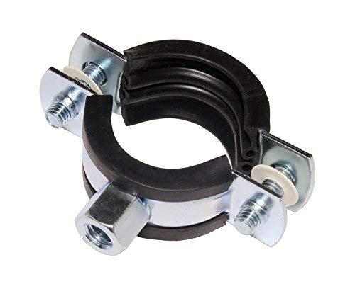 rohrfix-24 10 fascette stringitubo in acciaio zincato (26-28 mm/3/4