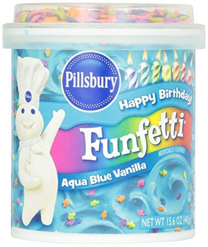 Pillsbury Funfetti Aqua Blu Vanilla Frosting