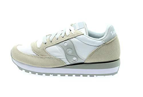 Saucony Jazz Original, Scarpe da Running Unisex - Adulto, Multicolore White Grey, 40 EU