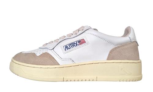 Autry Medalist: Sneakers Unisex in Pelle e Camoscio Bianco