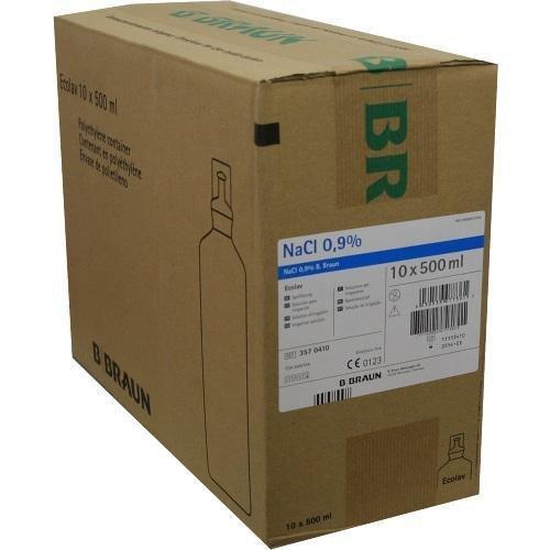 Soluzione di risciacquo NaCl 0,9% Ecolav 10 x 500 ml by B Braun
