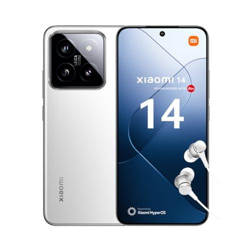 Xiaomi Smartphone 14,Snapdragon 8 Gen3 3.3GHz, 120Hz 6.36'' AMOLED Display,90W Hyper Charge, 4610mAh Batteria,12GB RAM+512GB ROM,White