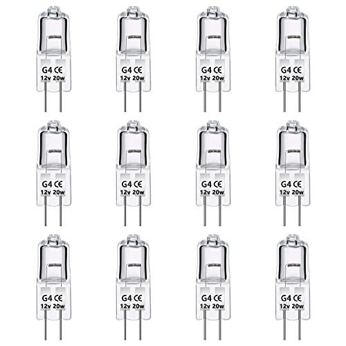 Lampadine Alogene G4 20W 12V Dimmerabili (Confezione da 12)