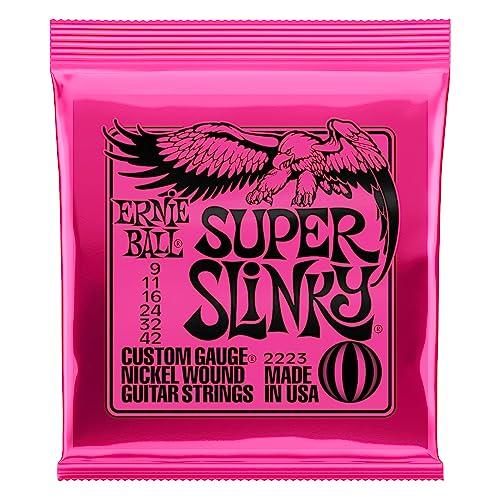 Ernie Ball Super Slinky Nickel Wound Corde per Chitarra Elettrica 9-42