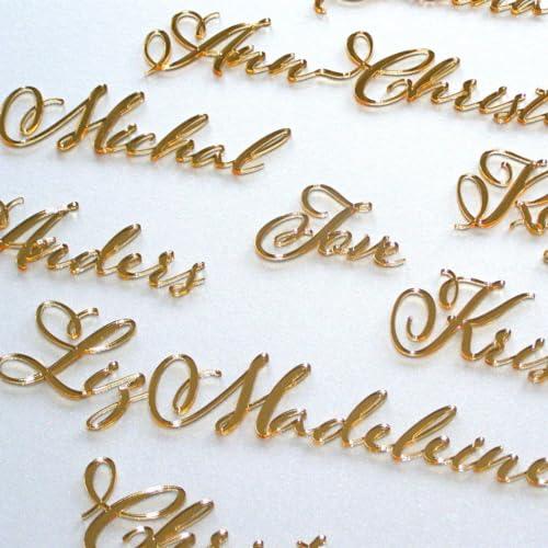 Segnaposto Matrimonio Personalizzati in Acrilico o Legno