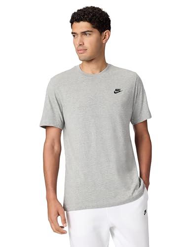 Nike M NSW Club Tee Maglietta Uomo, Grigio Scuro