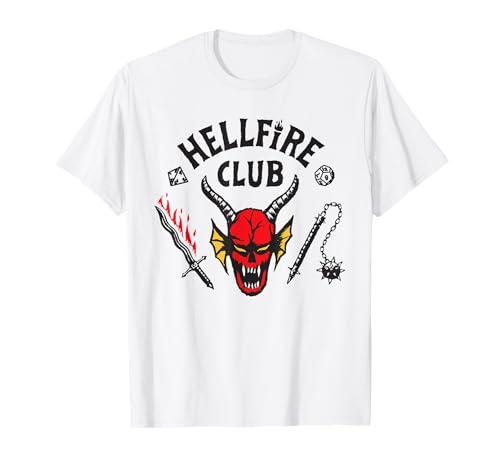 Maglietta Stranger Things Hellfire Logo