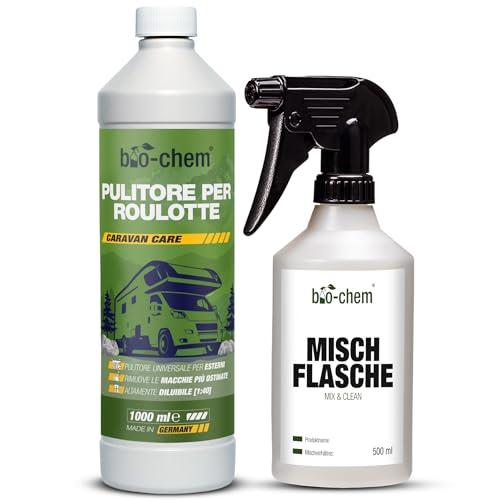 Bio-Chem - Detergente per Roulotte e Camper 1L + Flacone di Miscelazione