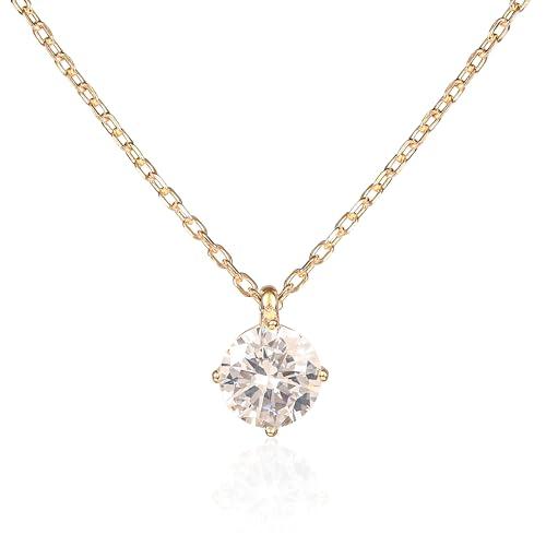 Namana Collana Punto Luce Oro Donna Argento 925 Zirconia