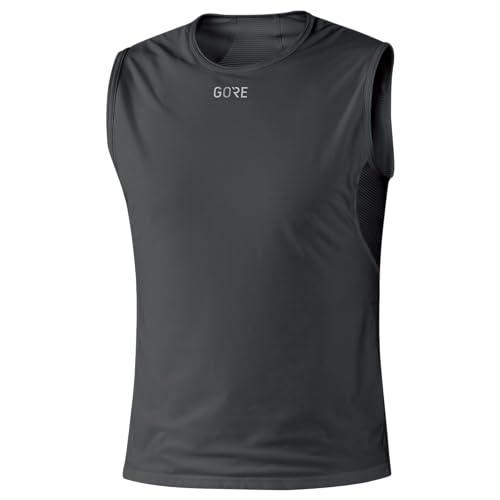 GOREWEAR M WINDSTOPPER® Base Layer Maglia senza maniche Uomo, Black, L