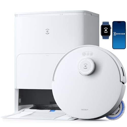 ECOVACS DEEBOT Robot Aspirapolvere Lavatrice con Stazione