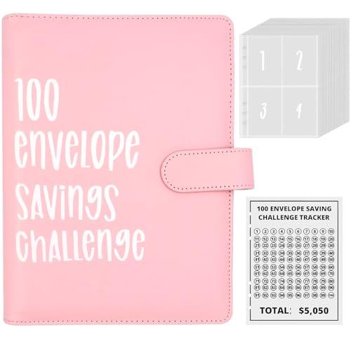 100 Buste Challenge Binder - Risparmio Soldi