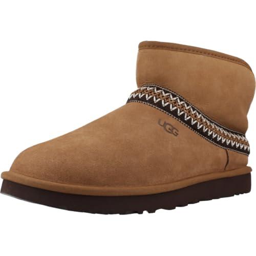 UGG Classic Mini Crescent Stivali Donna Chestnut