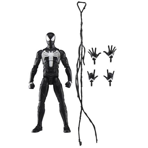 Marvel Hasbro Legends Series Gamerverse, Peter Parker con tuta nera, action figure di Spider-Man