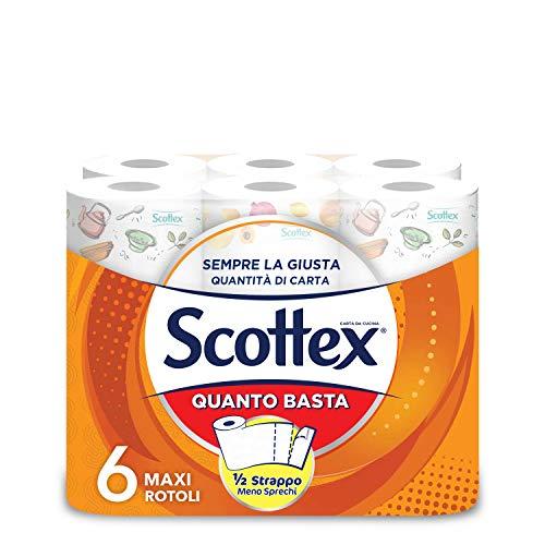 Scottex Quanto Basta Carta Cucina, 6 Maxi Rotoli