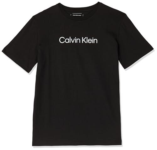 Calvin Klein Institutional Logo T-Shirt Nera - Ragazzo/Adulto