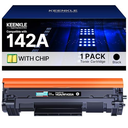 KEENKLE Toner 142A Compatibile con Chip per HP LaserJet