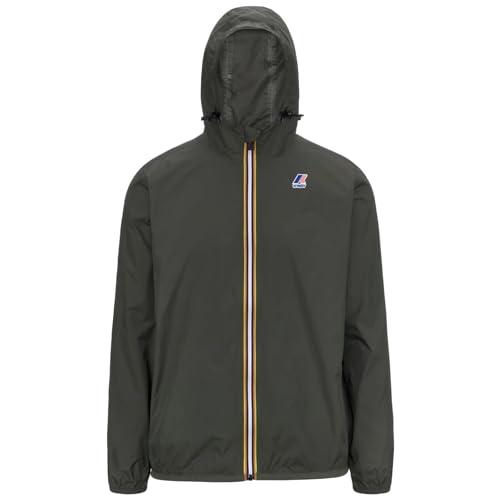 K-Way Le Vrai 4.0 Claude Giacca Impermeabile Unisex Verde Nero