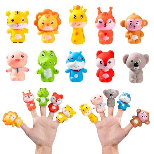 Marionette da Dito Animali - 10 Pezzi di Divertimento Educativo