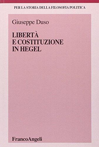 Libertà e costituzione in Hegel
