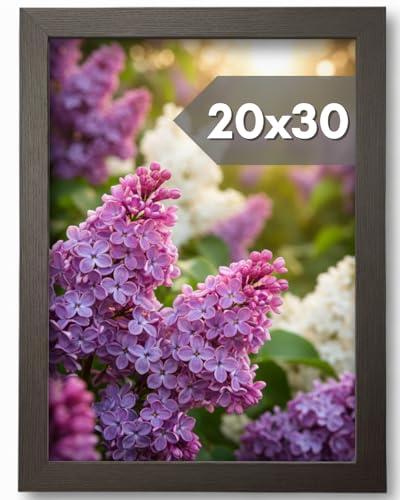 Cornice NOOGUI 20x30 cm in Legno Nero con Plexiglass Antiriflesso