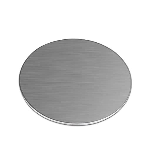 Piastra in acciaio inossidabile 304 da 1,5 mm, diametro tondo da 50 mm a 300 mm, disco in lamiera di acciaio tondo, lamiera circolare, 1 pz.(100mm)