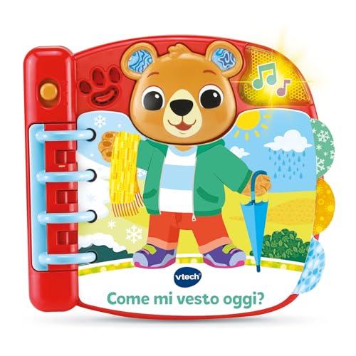 VTech Come Mi Vesto Oggi? Libro Interattivo e Sensoriale per Bambini
