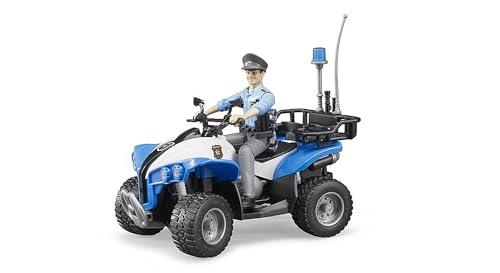 Bruder 63010 - Quad della Polizia con Poliziotto ed Equipaggiamento