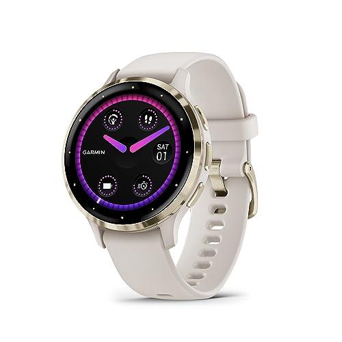 Garmin Venu 3S Ivory & Soft Gold Smartwatch AMOLED