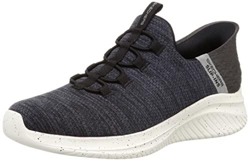 Skechers Ultra Flex 3.0 Right Away, Sneaker Uomo, Black Mesh Trim 01, 43 EU