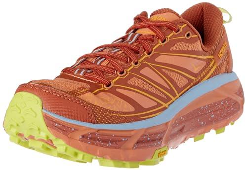 HOKA ONE ONE Mafate Speed 2, Scarpe da Escursionismo Unisex-Adulto, Baked Clay/Radiant Yellow, 40 EU