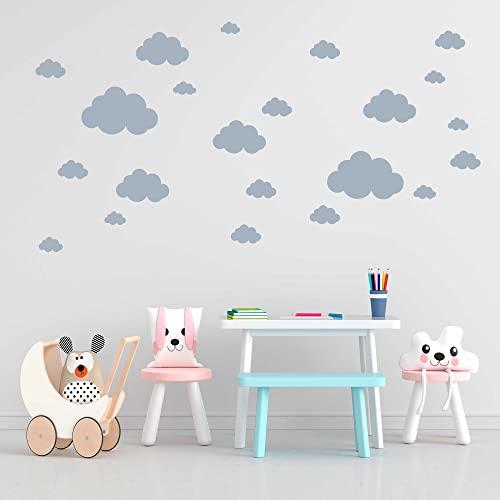 Adesivi Murali Cameretta Nuvole Pastello