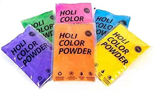 ANFEL Holi Color Polvere Colorata - Pacco da 6 Kg (60 bustine da 100g)