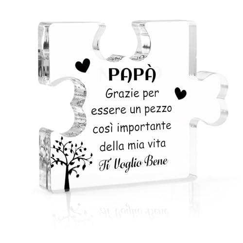 Puzzle Acrilico Festa del Papà - Idea Regalo Originale e Personalizzata
