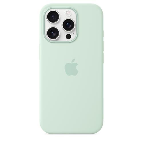 Custodia MagSafe in silicone per iPhone 16 Pro - Acquamarina