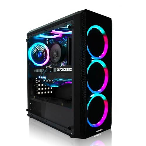 Greed® MK2 4K High End Gaming PC - AMD Ryzen 7 5700X - RTX 5060 - 32GB RAM - 1TB SSD - W11 Pro